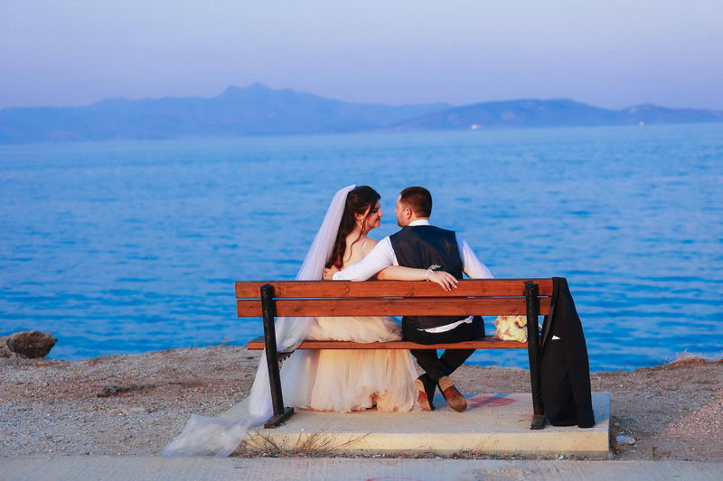 Φωτογραφείο Αγία Παρασκευή - Πορτρέτο νύφης με πέπλο.